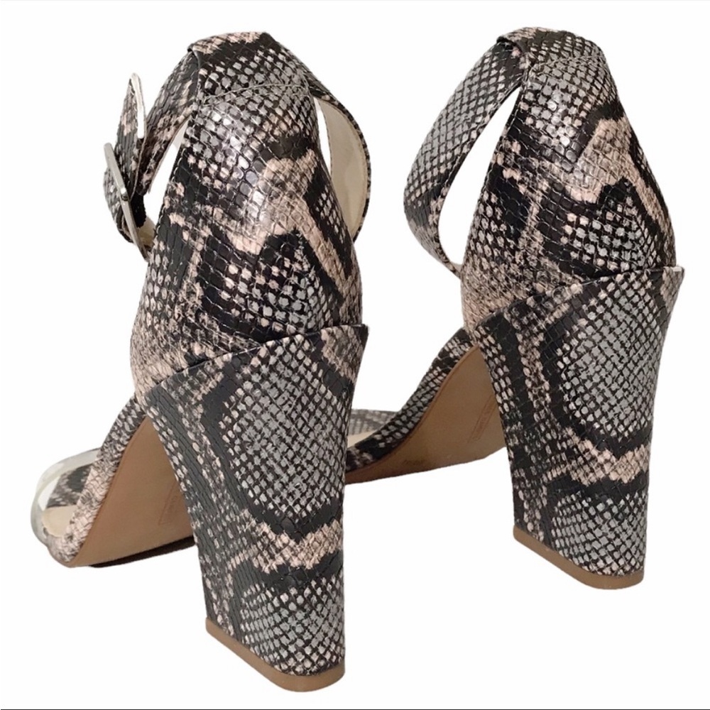 Vince Camuto Black and Cream Heels - Picture 4 of 8